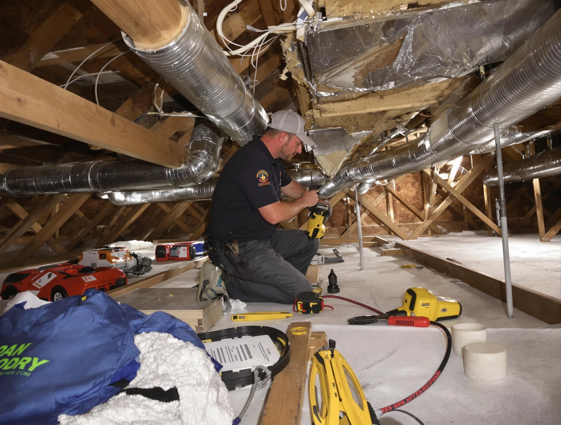 Professional air duct repair by West Jordan Air Duct Cleaning in West Jordan