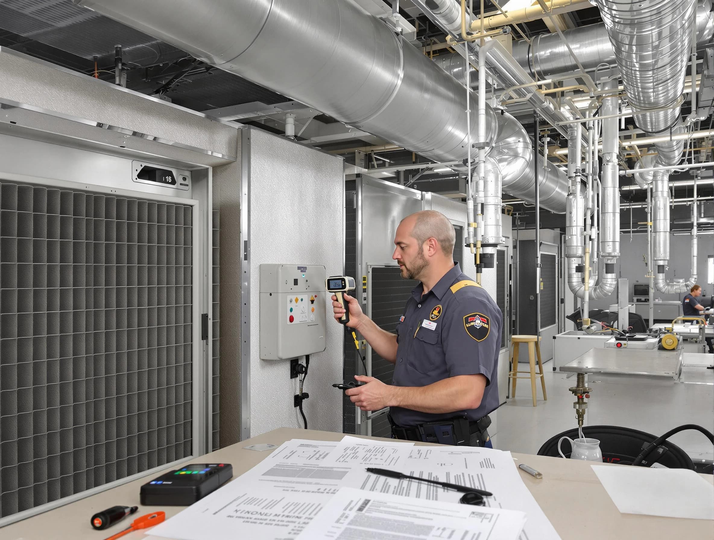 Professional filter system inspection by West Jordan Air Duct Cleaning in West Jordan