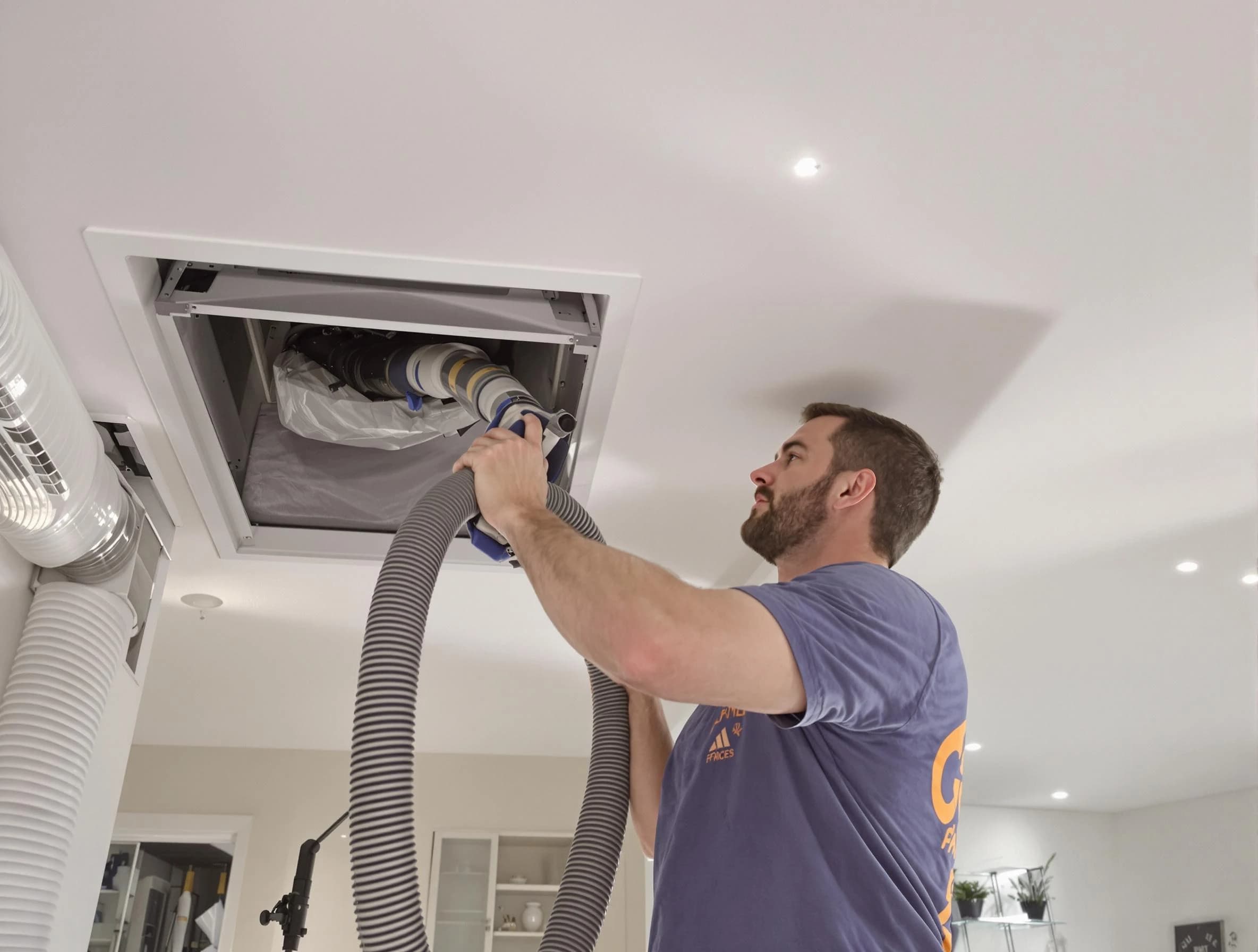 Precision indoor duct cleaning by West Jordan Air Duct Cleaning in West Jordan