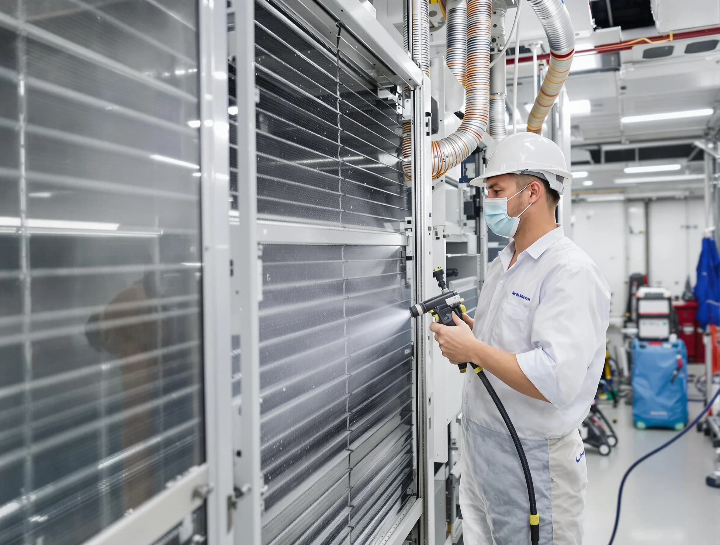 Professional AC coil cleaning by West Jordan Air Duct Cleaning in West Jordan