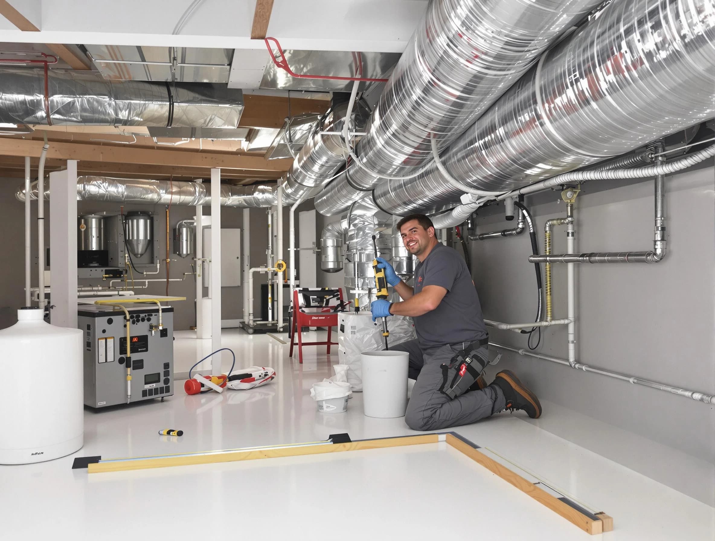 Professional duct sealing service by West Jordan Air Duct Cleaning in West Jordan