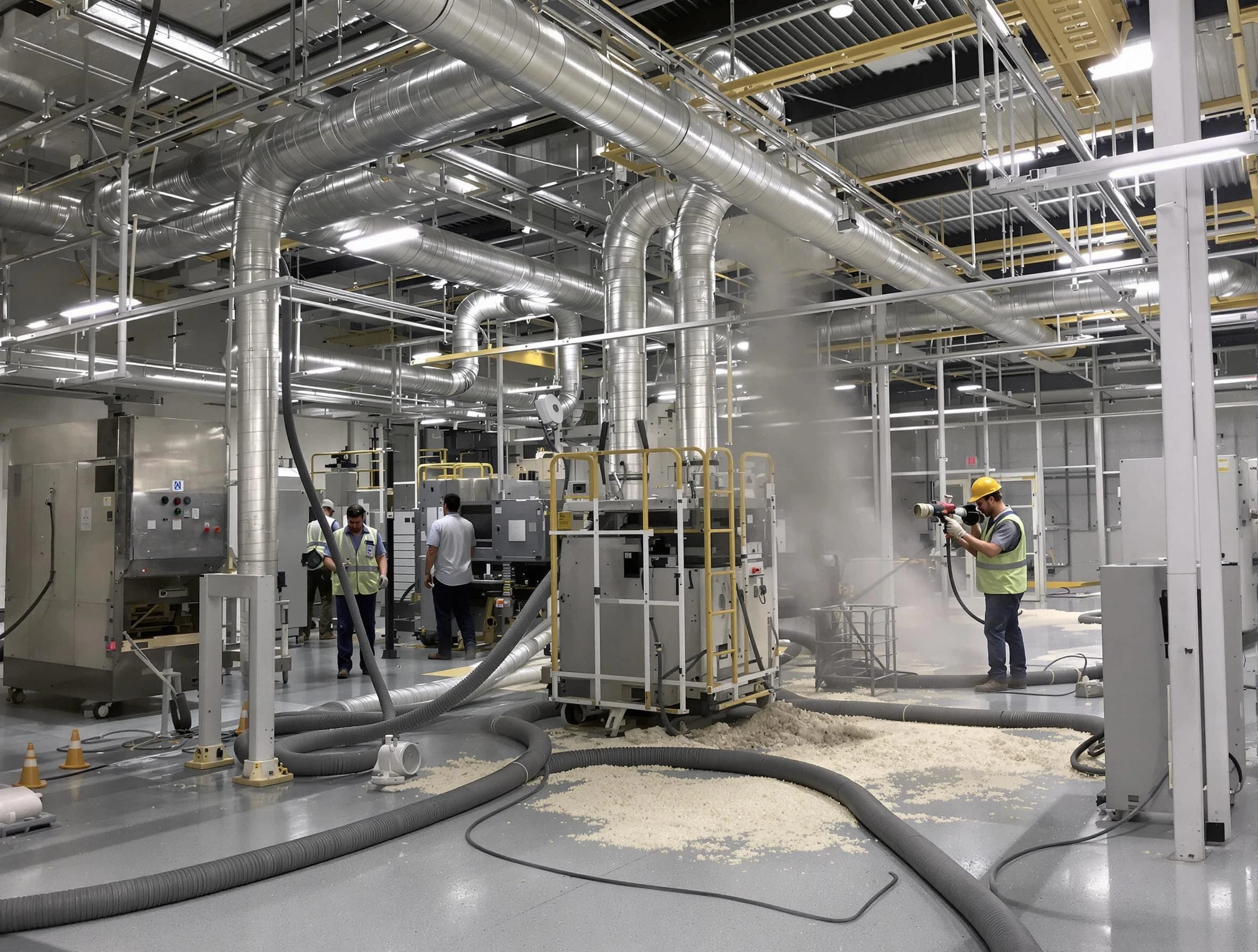 Heavy-duty industrial duct cleaning by West Jordan Air Duct Cleaning in West Jordan