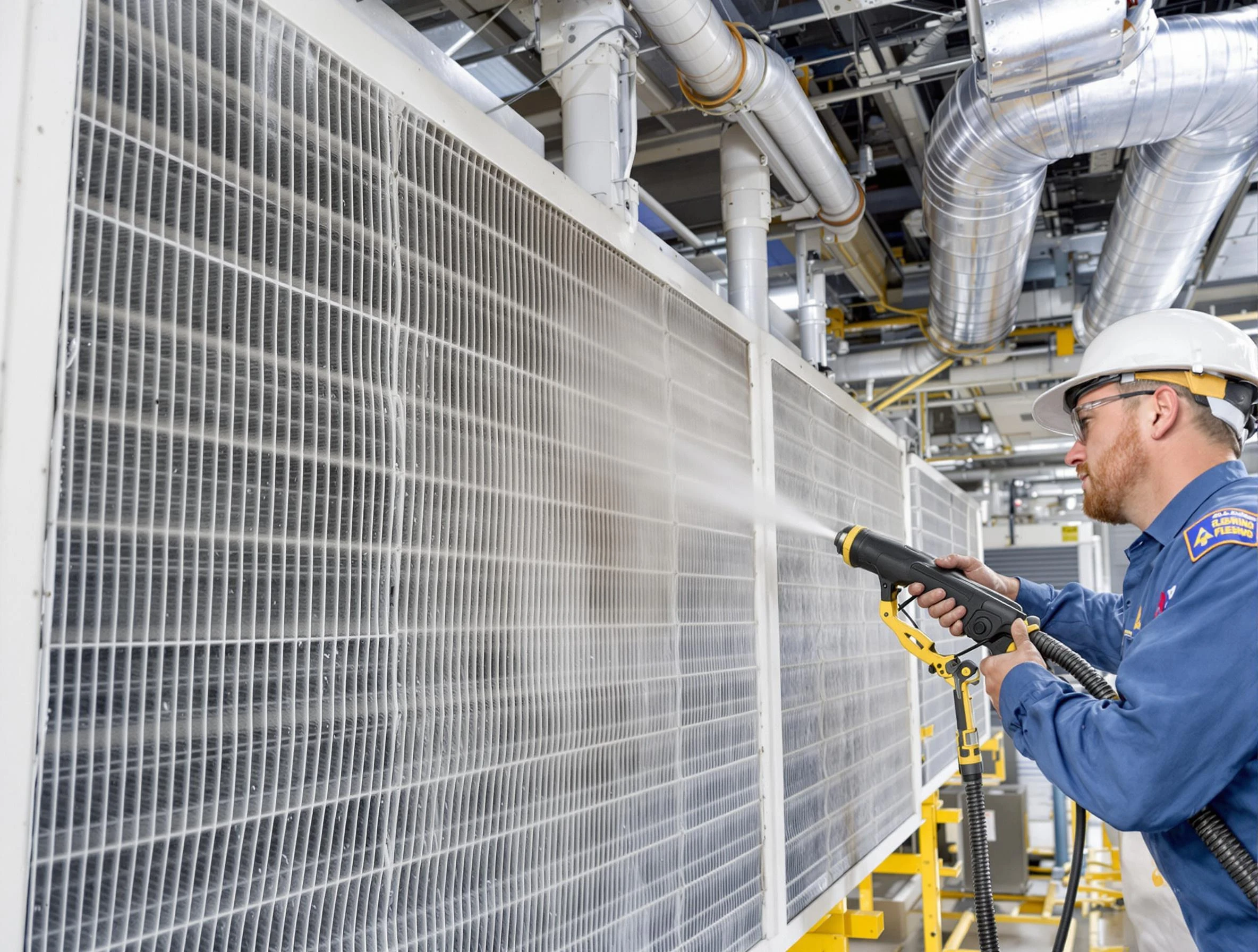 Professional commercial coil cleaning by West Jordan Air Duct Cleaning in West Jordan