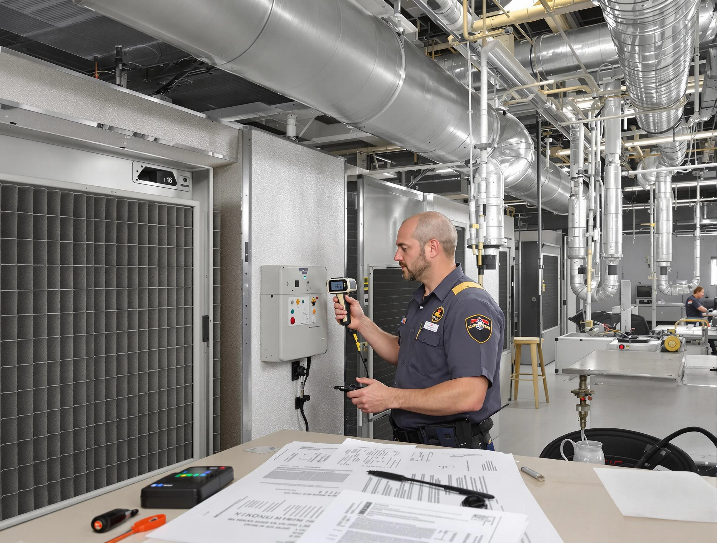 Professional filter system inspection by West Jordan Air Duct Cleaning in West Jordan
