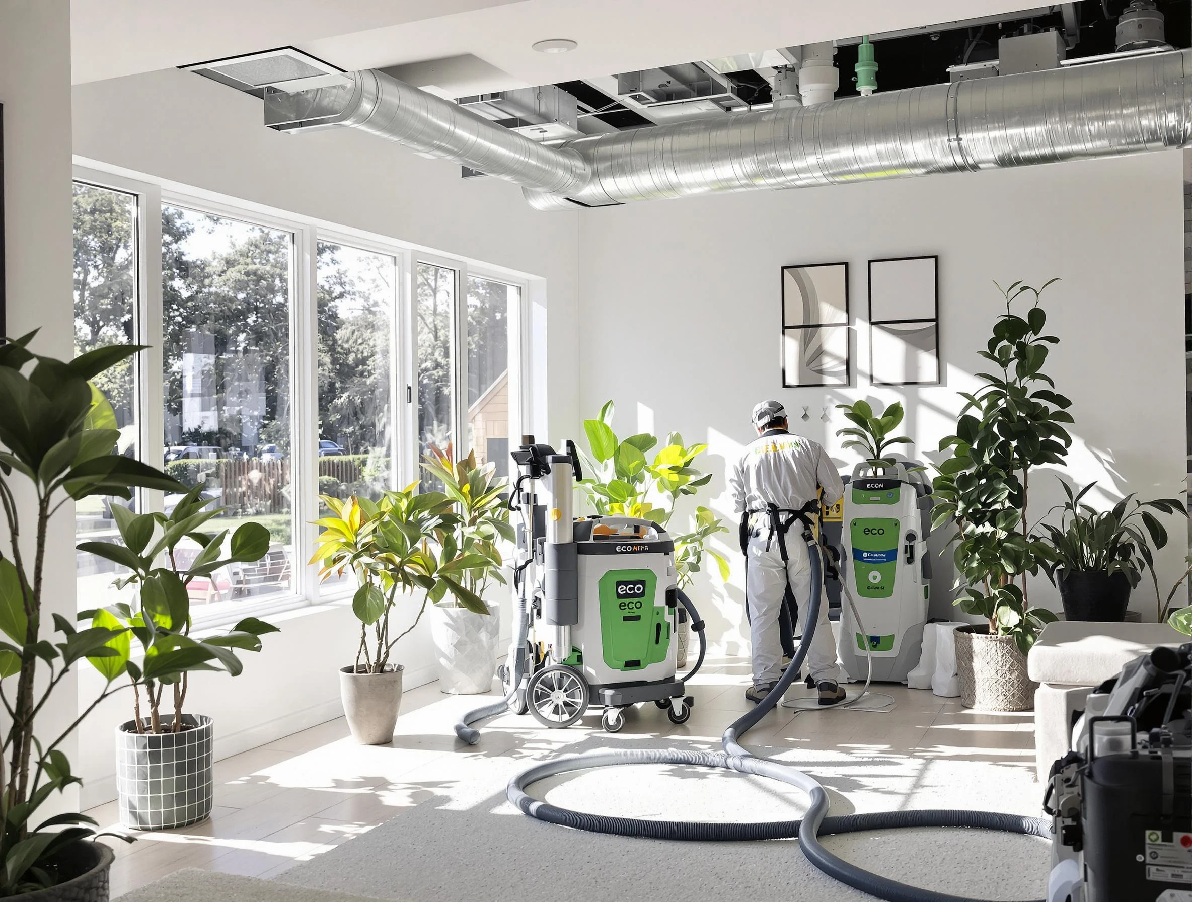 Environmentally-friendly duct cleaning by West Jordan Air Duct Cleaning in West Jordan